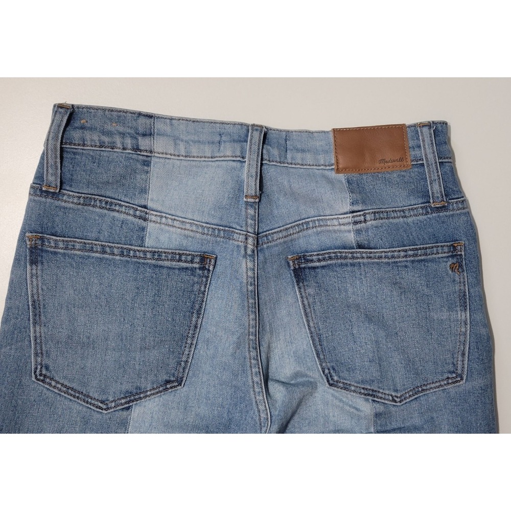 Madewell Two-Toned Classic Straight Jeans - Picture 5 of 8